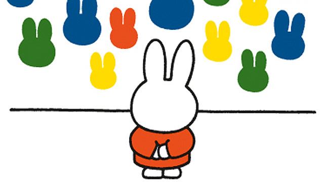 miffy looking at a painting